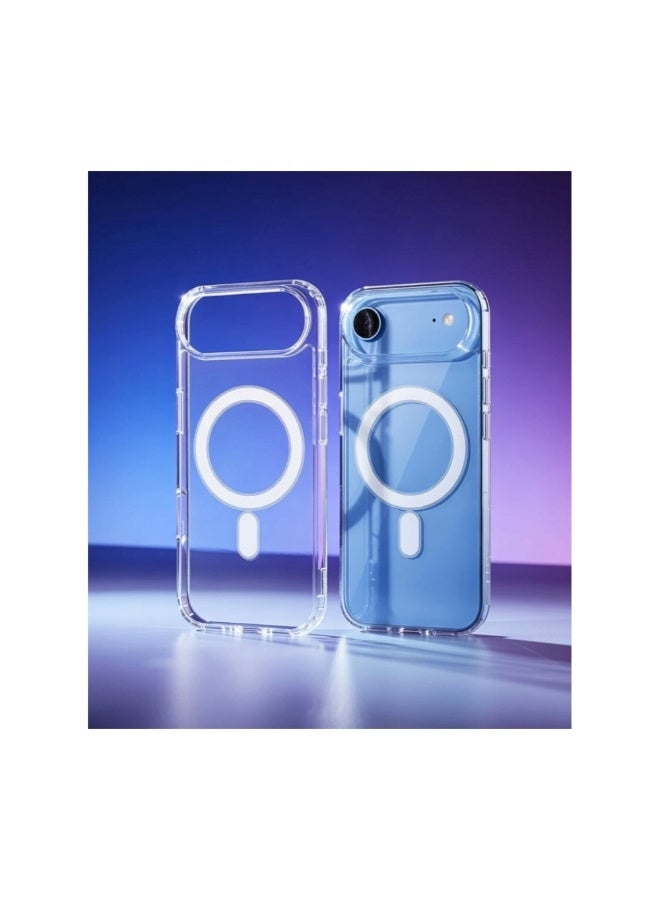 أكاليكس جراب مغناطيسي شفاف لهاتف آيفون 17 إير، مقاوم للخدوش والصدمات، جراب حماية لهاتف آيفون 17 إير مقاس 6.5 بوصة - Image 2